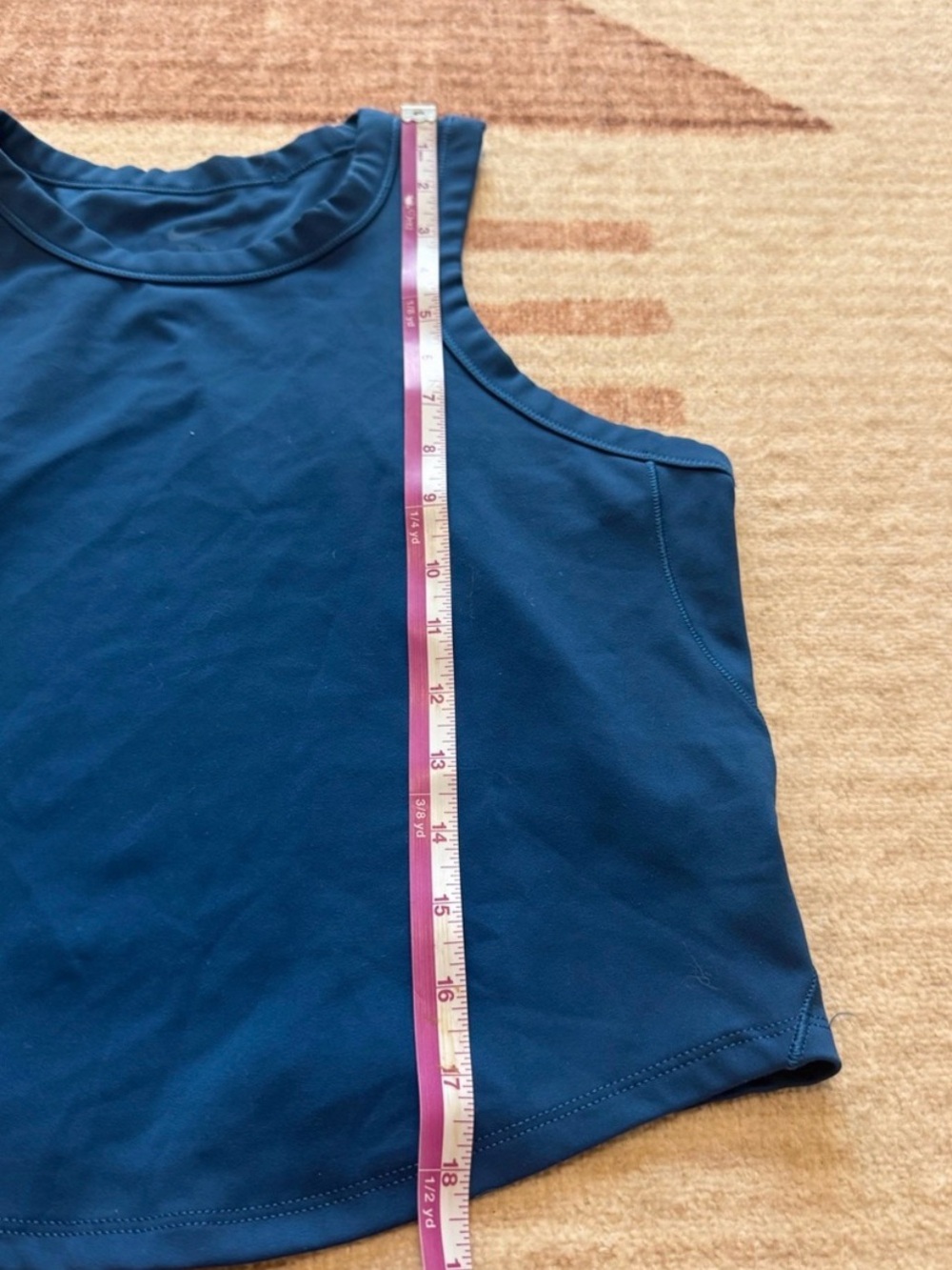 Nike Blue Racerback Tank - Picture 3 of 6